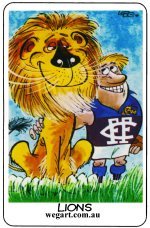 Lions WEG Sunicrust Fridge Magnet FREE POST WITHIN AUSTRALIA